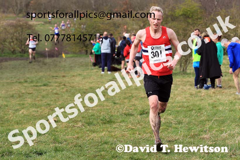 Men 35 to 60 in the 2023 BMAF Cross Country Champs., Wallsend. Photo: David T. Hewitson/Sports for All Pics